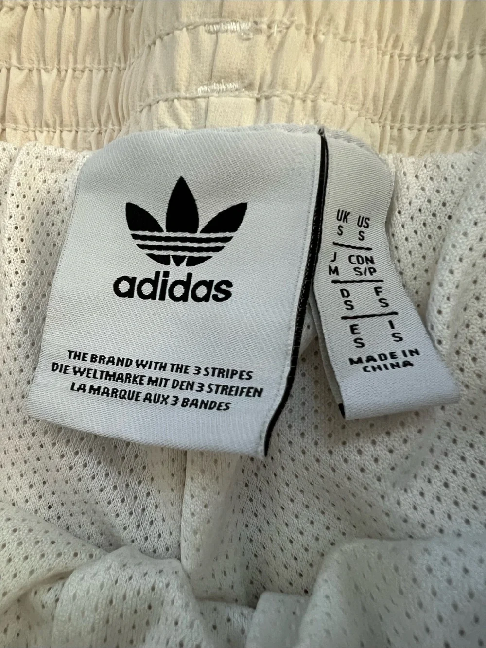 Adidas Equipment Eggshell Nylon Track Pants